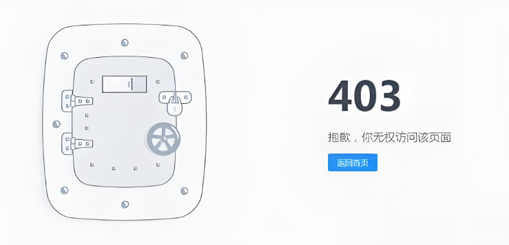 网站403错误