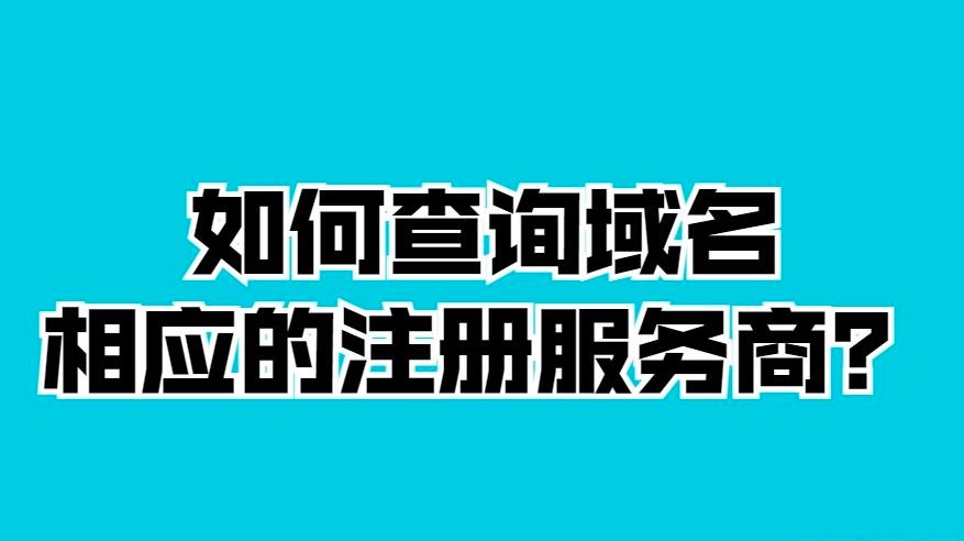 whois域名查询